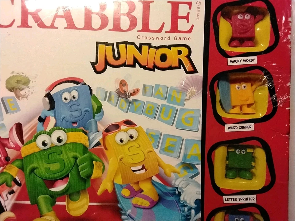 Hasbro Scrabble Junior Game- My First Scrabble Factory Sealed - Image 2 of 4