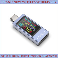 360W USB C Power Meter PD Tester Voltage Current Multimeter 4-30V 12A