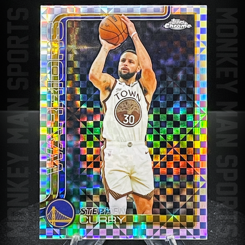2025-26 Stephen Curry NBA Chrome Update 14 X-Fractor