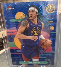 2025-26 Aaron Gordon Finest Blue Geo Refractor Uncommon /50 🔥 41/50 🔥