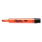 Sharpie 25006B Smear Guard Highlighter, Chisel Tip Fluorescent Orange Pk12