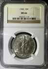 1945 50c Silver Walking Liberty Half Dollar NGC MS66 (110)