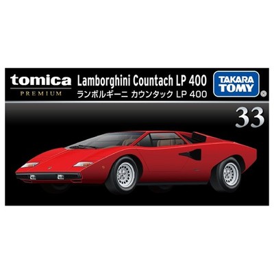 Tomica Premium Lamborghini Countach LP400 Red Metal Dicast Car Model 1/61 #33
