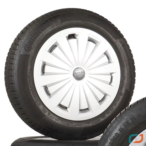 Original Audi A4 8W Roues Complètes D'Hiver Pneu Jantes Alliage 16 Pouces - Photo 2/7