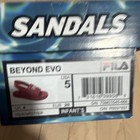 Fila Beyond Evo Infant Sandals Pink Logo Breathable US 5 UK 4 EU 20 — photo 5
