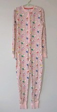 Mini Boden Fairy Whimsy Print Pink One Piece Sleep Jumpsuit Size 10Y