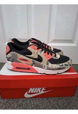 Nike Air Max 90 PRM Camo Pack Lt Khaki/ Black-Magic Ember UK 10.5 BRAND NEW