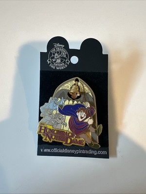 Disney Hunchback of Notre Dame Quasimodo Gargoyles Family Collection Bell Pin