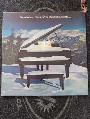SUPERTRAMP - 'Even in the Quietest Moments...', 12'' Vinyl LP, 1977, VG/VG S321