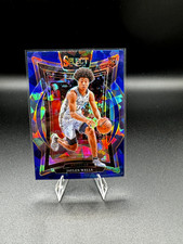 2024-25 Panini Select - Concourse Jaylen Wells #79 Blue Cracked Ice Prizm (RC)