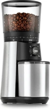 OXO Brew Conical Burr Coffee Grinder Stainless Steel One-Touch Smart Grind