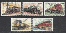 sCUBA Sc# 2010-2014  TRAINS locomotives  CPL SET of 5  1975  used cto