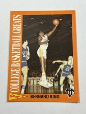 1991-92 Kellogg's College Basketball Greats - Bernard King #13 READ