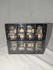Universal Pewter 1996 Place Holders Antique Chairs Dollhouse Set of 8