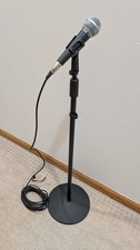 Pyle PDMIC58 Wired Dynamic Cardioid Handheld Microphone w/ Mic Stand TESTED