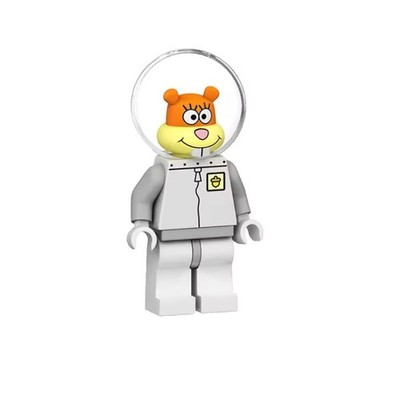 Sandy Spongebob Schwammkopf Mini Figur Klemm Bausteine MOC Brick Block