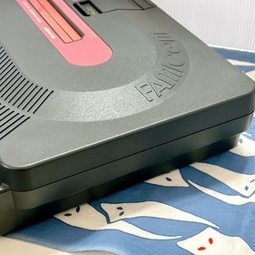 SHARP TWIN FAMICOM Console system AN-500-B Black Tested
