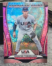 2020 Donruss Spencer Torkelson/Alex Bregman American Pride Pink Fireworks #AP8