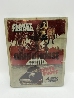 Grindhouse Planet Terror & Death Proof 2 Movie Steelbook New Factory Sealed