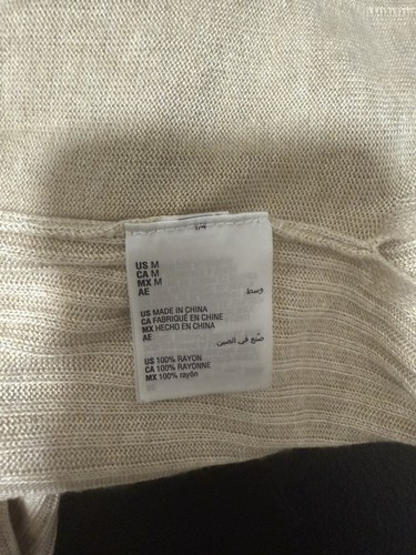 International Concept INC Long Sweater Jacket Open Front L/S Pockets Med EUC - Picture 7 of 7