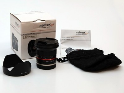 WALIMEX (Samyang) - 12mm f2.0 Ultra Weitwinkel Objektiv Sony E Mount - UNBENUTZT