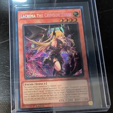 Lacrima the Crimson Tears MP25-EN100 1st Ed Prismatic Secret Rare NM Yu-Gi-Oh!