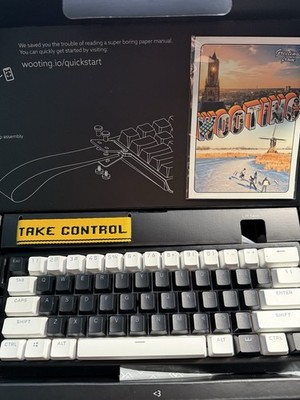 Wooting 60HE+ 60% RGB Gaming Keyboard (Original Accessories Included)