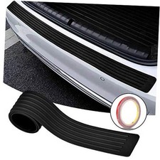 Car Rear Bumper Guard Protector Anti-Collision Patch Anti-Scrape 38Inch Black