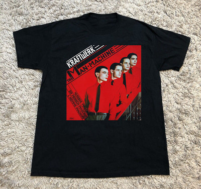 NEW Kraftwerk Black Cotton All size S-5XL Gift For Fans Shirt AD340