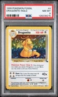 1999 POKEMON FOSSIL #4 DRAGONITE-HOLO PSA 8