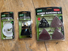 SMART Trade Multi Tool Sanding / Grout Removal / Cutting Accessories - New