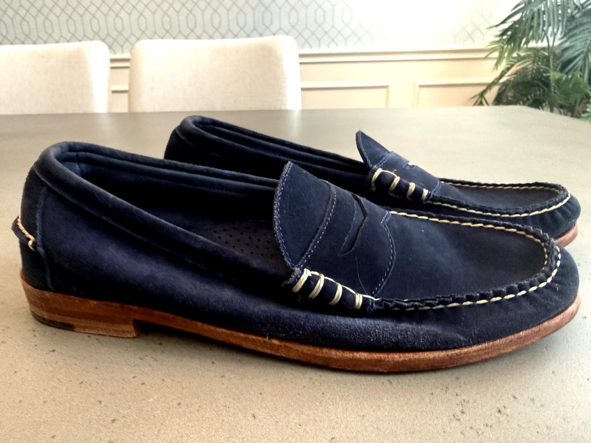 Allen Edmonds Lafayette Blue Suede Loafers Sneakers 11.5 D Amazon.com | Allen Edmonds Men main image 4