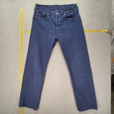 VTG Levis 501 Jeans Mens Medium Wash Blue Straight Button Fly USA Fits 30x29