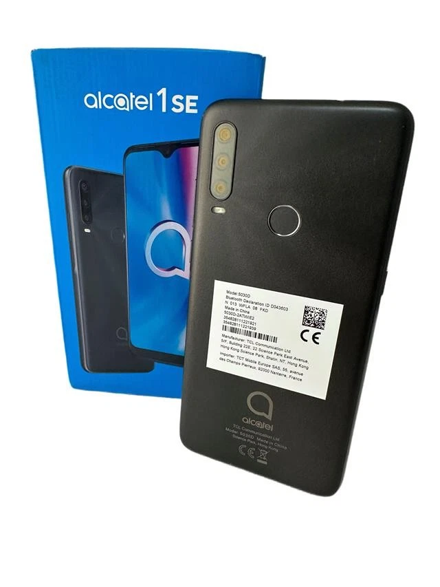  Alcatel 1SE 5030D Box Grey 32GB 6.22" Unlocked 4G Android Grade A  1Y Warranty  - Image 3 of 4
