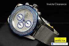 Invicta Pro Diver Unisex Watch w/ Mother of Pearl Dial Chronograph - 40mm, Steel