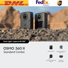 DJI Osmo 360 II Standard Bundle 8K 360 Panoramic Action Waterproof Camera