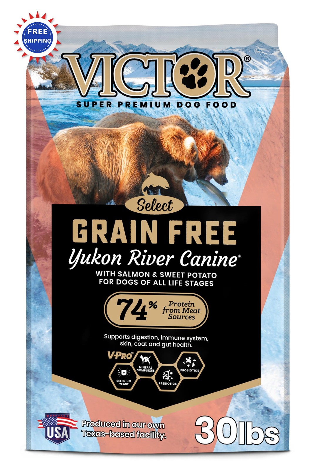 Grain Free Yukon River Canine 30 Lb Supports