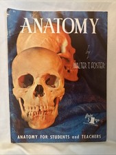 Vintage 1960 How To Draw Anatomy By Walter T. Foster Oversized Manual