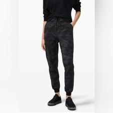 Lululemon Women's Black Camouflage Jogger Pants Size 2 Athletic Athleisure
