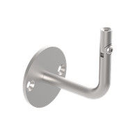 Handlaufhalter Wandmontage Edelstahl Aisi 316 Verstellbar Geschliffen