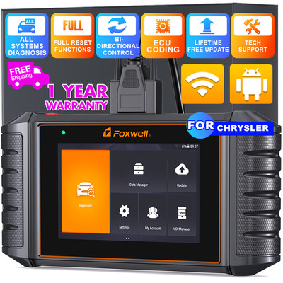 FOXWELL NT710 For Chrysler Bidirectional OBD2 ECU Coding Oil Reset Active Test A