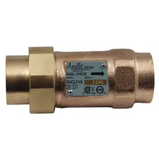 Apollo Valves 4Nlf3a44b 3/4" Npt Lead Free Bronze Dual Check Valve