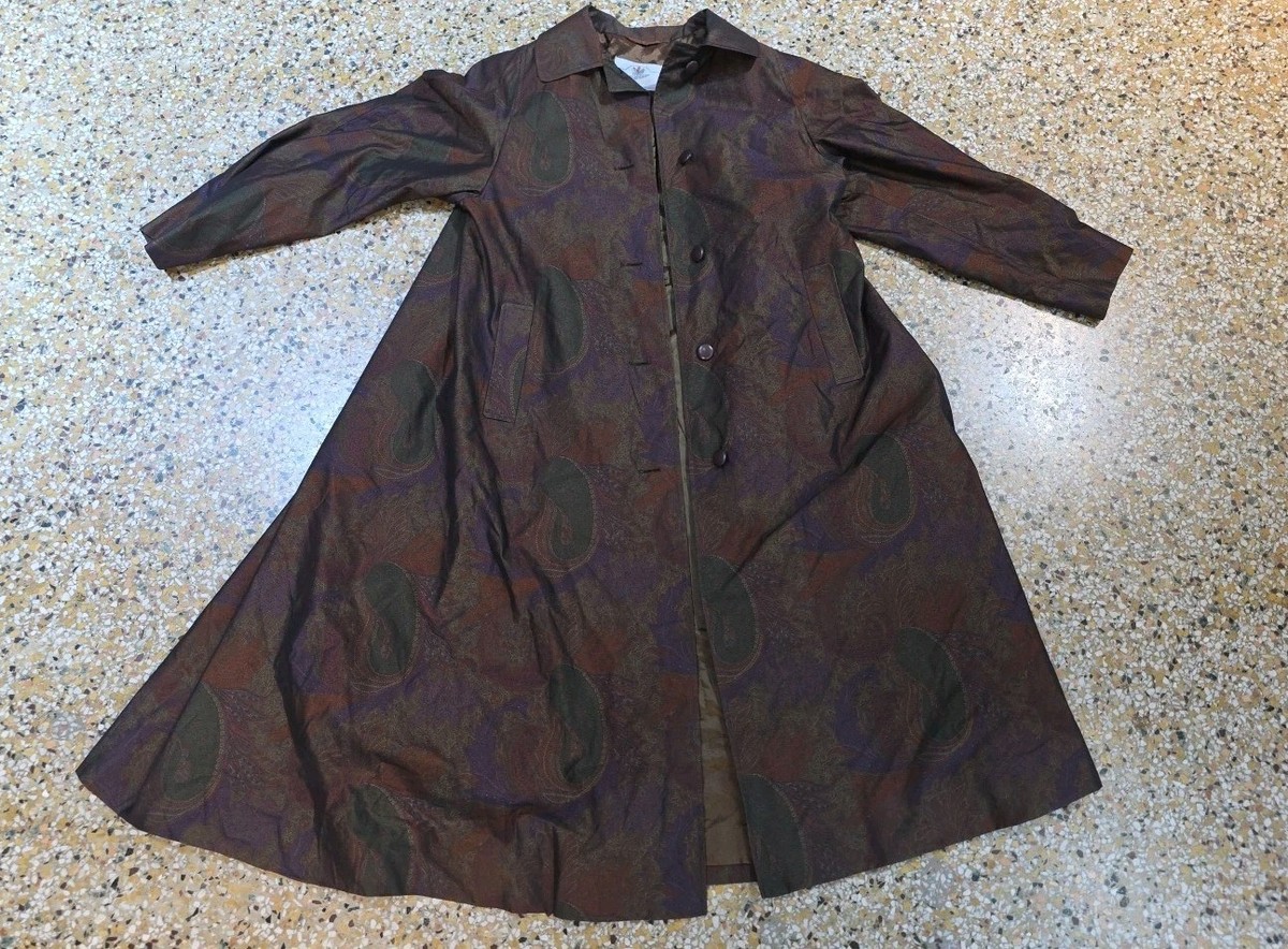 ジャケット・アウター vintage made in ENGLAND aquasqutum dz VTG AQUASCUTUM London England Trench Coat Red Pasley Button