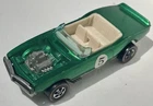Vintage Green 1970 Mattel Hot Wheels Redlines Light My Firebird