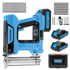 2-IN-1 Cordless Brad Nailer 18 GA Nail/Staple Gun with 1000PCS Staples Gun US
