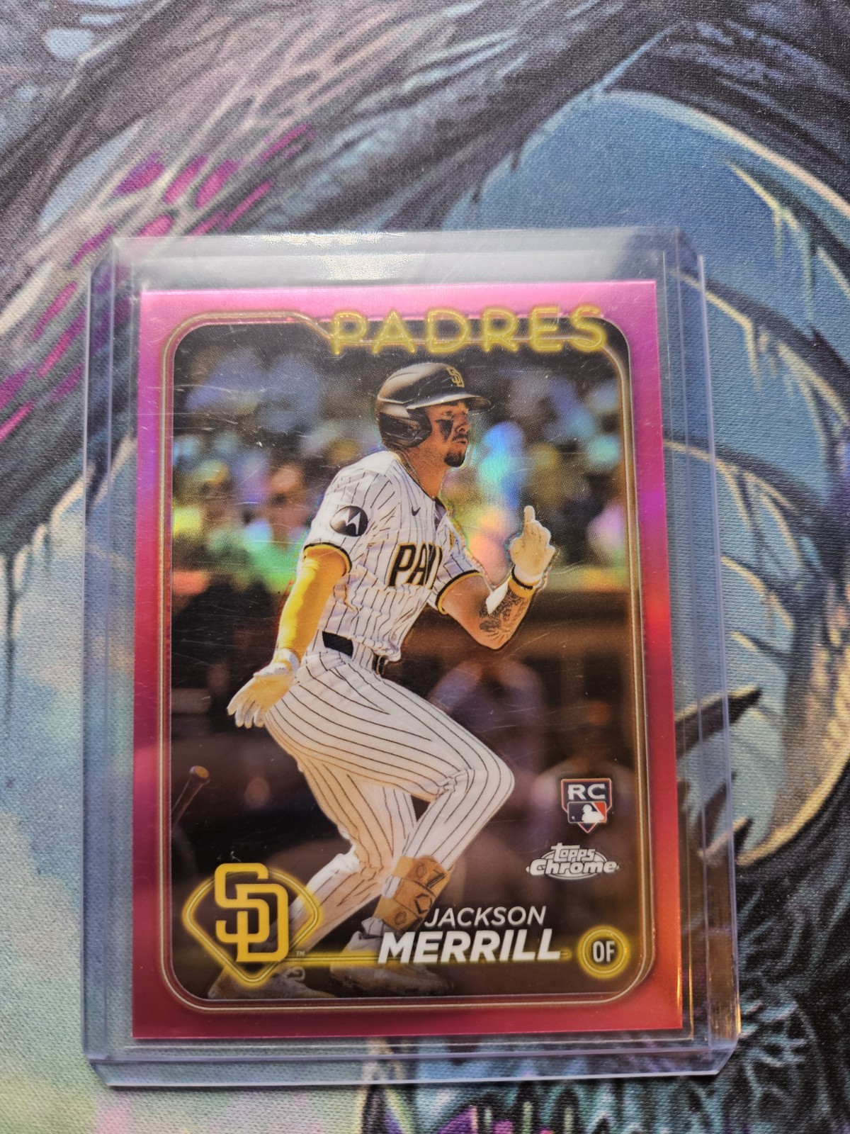 2024 Topps Chrome #207 Jackson Merrill Pink Refractors