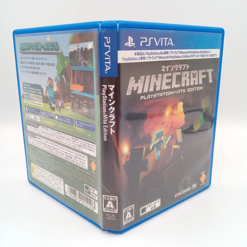 Minecraft PS Vita PlayStation Vita Japanese CIB Complete Region Free - Image 3 of 4
