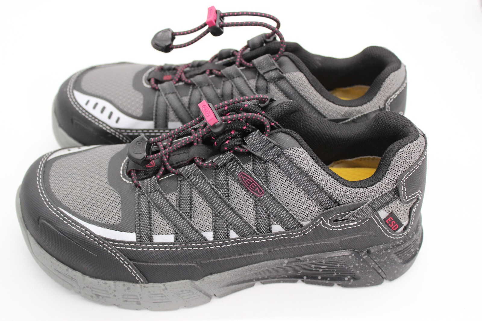 Scarpe antinfortunistiche Keen grigie donna taglia 7M sneakers da lavoro ESD ASTM F2413 11