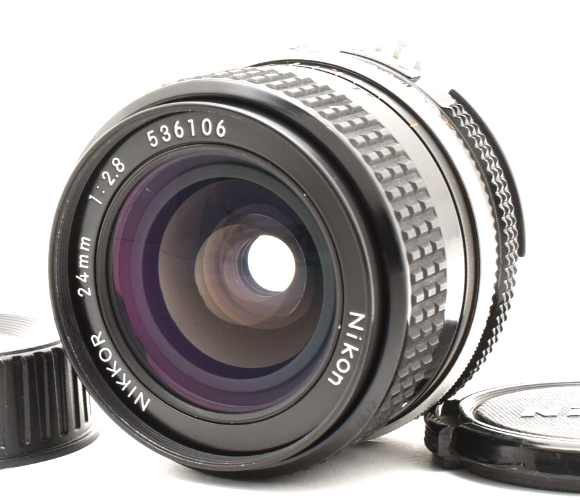NIKKOR AI-S 24mm f/2.8 単焦点レンズ Nikon NIKKOR Ai-S 24mm F/2.8 MF Wide Angle Lens from Japan [Near
