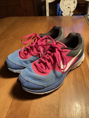 Nike Girls Air Zoom Pegasus 30 Running Shoes Vintage 599700-400 Size 5.5 Y Youth